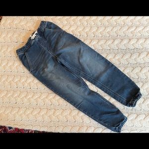 Boys Sonoma jeans elastic waist/hem size 8